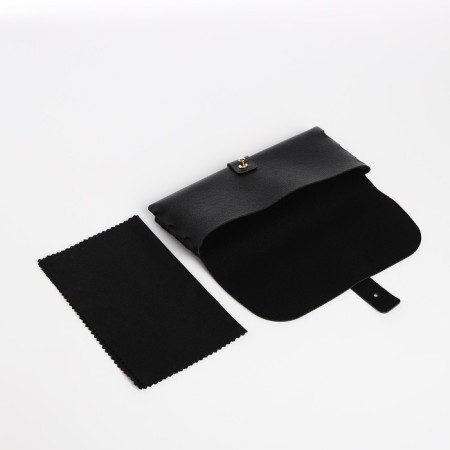 Case for glasses on the clue, black color-3