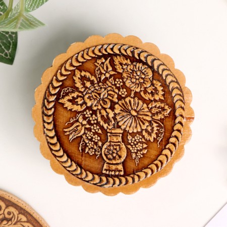 Bouquet box, 60 x 35 mm, birch bark-2