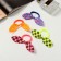 Hair gum "Funny ears" (set 4 pcs) chamomile, 4 cm, mix