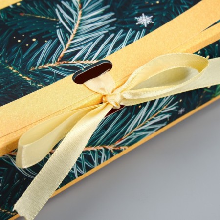 Gift Box "Happiness in the New Year", 20 x 18 x 5 cm, new year-3