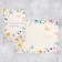 Postcard "The Most Beautiful", flowers, glitter, 18 x 12 cm
