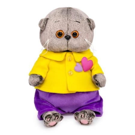 Soft toy "BABY BABY in a jacket with hearts", 20 cm