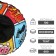 Tubing-vatrushka "Comic", case diameter 110 cm