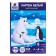 Cardboard White A4, 6 sheets, premium talent school, mercenary, block 370 g/m2