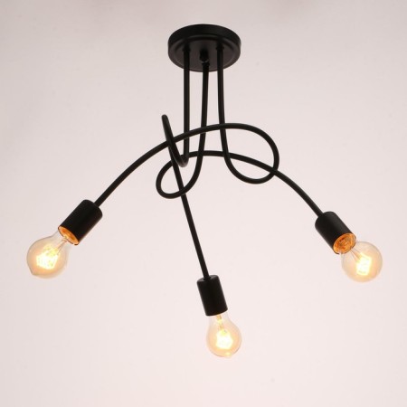 Lamp "Knot" Black 3x40W E27 54x54x40 cm BayerLux-1