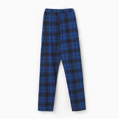 Male pants domestic, color blue-black cage, size 48-3