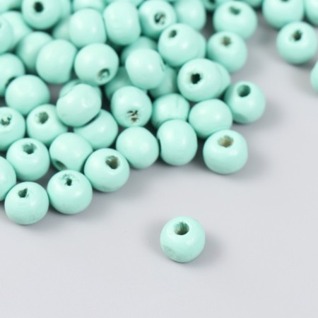 Beads for creativity tree "Green leaf" D-0.8 cm, set 20 grams