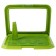 The toilet is multifunctional (under a diaper, with a removable grid), 49x36.5x4 cm, green