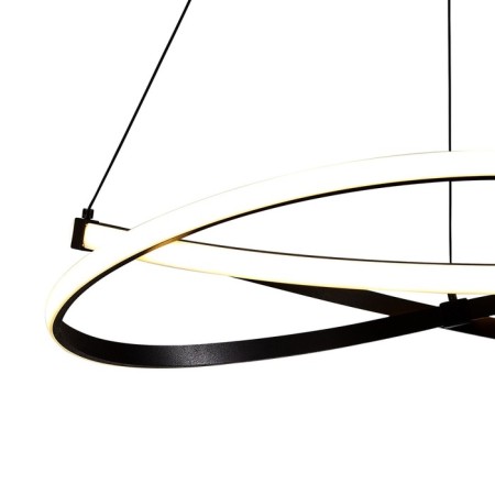 Suspended chandelier Mantra Infinity, LED, 3400LM, 2800K, 400 mm, brown color-1