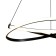 Suspended chandelier Mantra Infinity, LED, 3400LM, 2800K, 400 mm, brown color