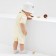 Sandwheel-field children's minku, Ecrew color, height 62-68 cm