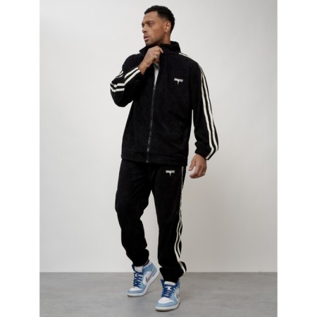 Sports suit men's, size 54, black color-11
