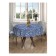 Tablecloth on the table "Dance of Snowflakes", round, Saten, d = 150 cm
