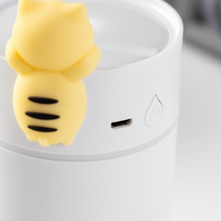 Night-wound “kitten” LED 2W USB 260ml white 7.5x7.5x12 cm Risalux-8