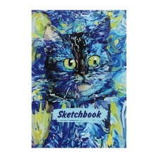 A5 sketchbook, 40 sheets on the gluing on the short side of the 