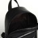 Women's backpack on lightning, black color