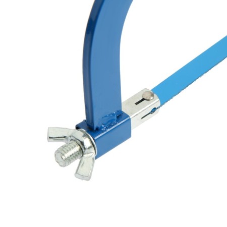 Hacksaw for metal tundra, wooden handle, two corners of the canvas, 300 mm-12