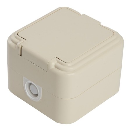 1-seater socket with grounding contact, with a lid, 250V, 16A, IP44, PST16-21-44 (Ra 16-21 1022741-5