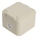 1-seater socket with grounding contact, with a lid, 250V, 16A, IP44, PST16-21-44 (Ra 16-21 1022741