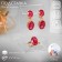 Earrings stand, ring, 4 × 4 × 10 cm, outflow of 1.5 mm, in a protective film
