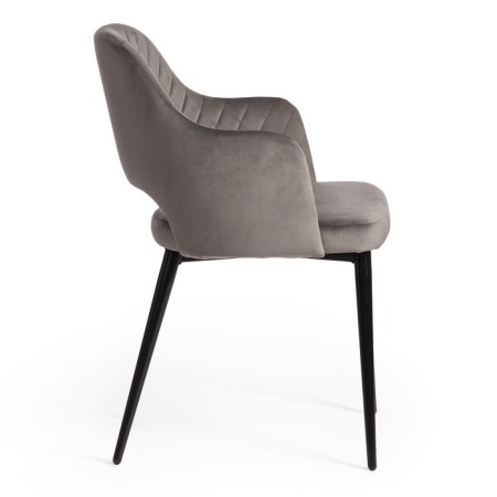 Valkyria Mod chair. 711 fabric/metal, 55x55x80cm, gray 26/black-1