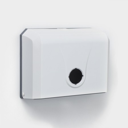 Dispenser of paper towels in sheets, 26 × 12 × 22 cm, white color