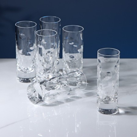 Set of crystal stops for wine, 50 ml, 6 pcs-1