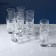 Set of crystal stops for wine, 50 ml, 6 pcs