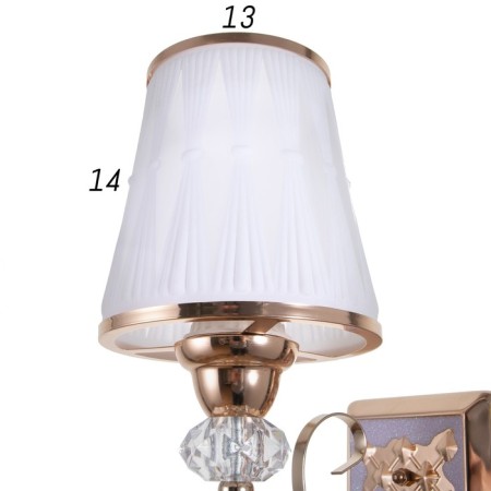 Sconces 2579/1 E27 40 watts gold-5