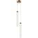 Lamp wall-flowing still 2xled 12W, size 15-300x6-17x53-150 cm, bronze color