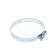 Chervyeric zein clamp, end-to-end carriage, diameter 59-82 mm, width 12.7 mm, galvanized