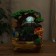 Fountain "Birds at the mill" mushrooms, 18x12x25 cm (with backlight)
