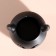 Concrete candle "devil" height 4.5 cm, d-3.5 cm black