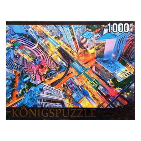 Puzzle "Thailand. Night Bangok ", 1000 elements-1