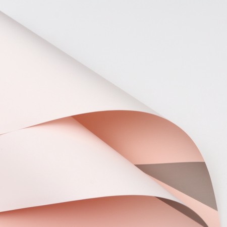 Floristic film in sheets, "geometry", pink, 58 x 58 cm