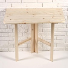 Waste, leaning table, 80x74x45cm, pine
