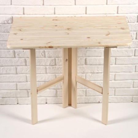 Waste, leaning table, 80x74x45cm, pine