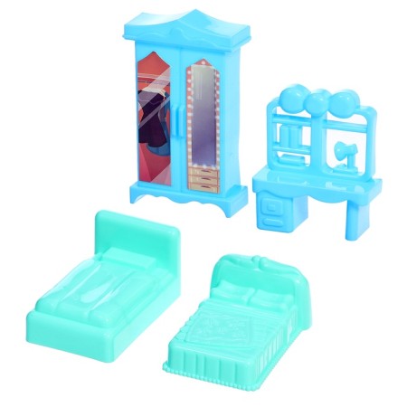 House for dolls "Winter Palace" with a doll, pets and accessories-16