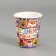 A one -time paper glass "Happy birthday, stickers", 250 ml