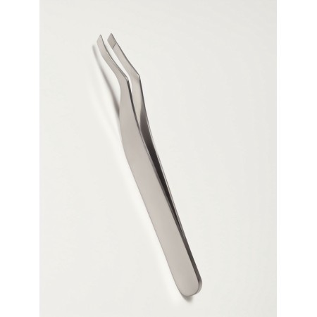 Pinzet No. 3 Narrow curved 9*1cm silver zip QF