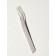 Pinzet No. 3 Narrow curved 9*1cm silver zip QF