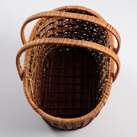 Basket wicker "picnic", 26 × 35 × 37, rattan-3
