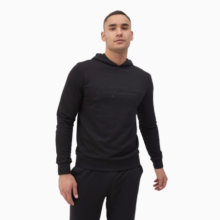 Male costume (hoodies, trousers) minku "confident" color black, size 52-3
