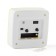 Smile alarm clock, discrete move, D-9 cm, 11 x 11 cm