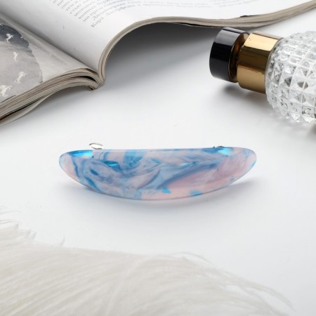 Clobberry hairpin "Charlize" delicate overflows, 9 cm, mix