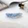 Clobberry hairpin "Charlize" delicate overflows, 9 cm, mix