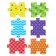 Soft puzzles for the bathtub “Colors and shapes” according to the Segen method, 6 puzzles, crumb me