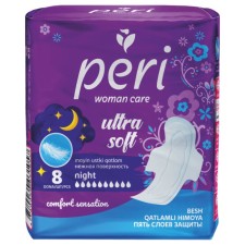 Women's gaskets Peri Ultra Soft Night, 8 pcs