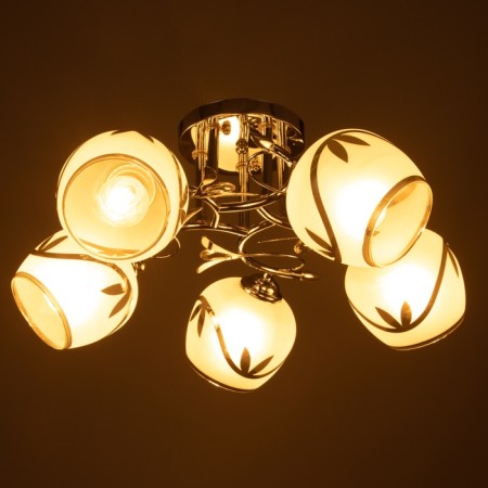 Jeannet chandelier 5x40W E27 Chrome Model: 2800064-2