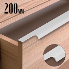 Pension end Cappio RP100SC, L = 200 mm, matte chromium, 4 pcs.